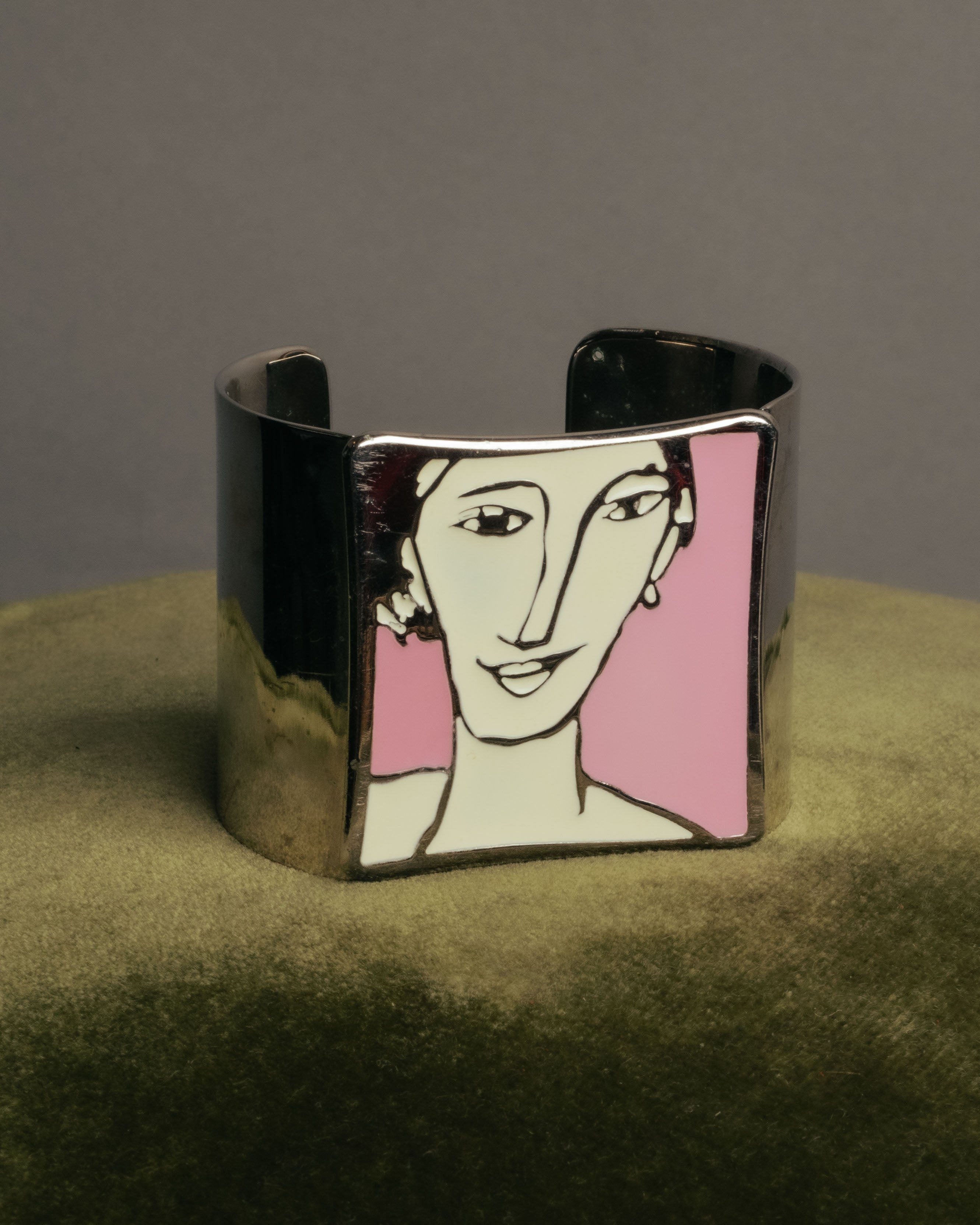 -SPECIAL- “LOEWE” 2017-2018 Faces enamel cuff bangle