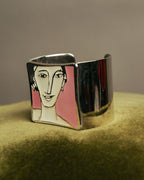 -SPECIAL- “LOEWE” 2017-2018 Faces enamel cuff bangle