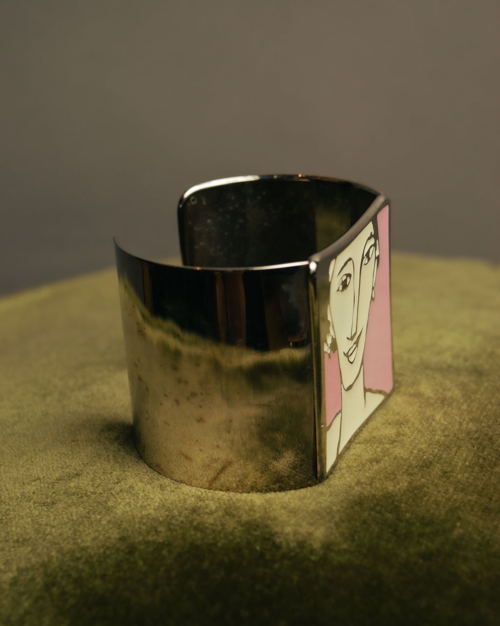 -SPECIAL- “LOEWE” 2017-2018 Faces enamel cuff bangle