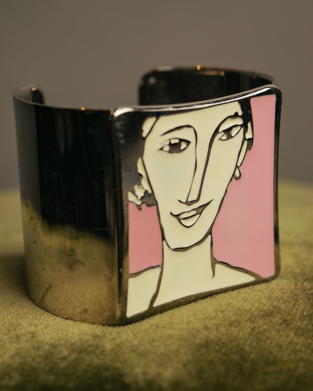-SPECIAL- “LOEWE” 2017-2018 Faces enamel cuff bangle