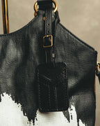 “YVES SAINT LAURENT”2007-2009 Tribute bi-color canvas tote bag