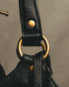 “YVES SAINT LAURENT”2007-2009 Tribute bi-color canvas tote bag