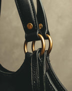 “YVES SAINT LAURENT”2007-2009 Tribute bi-color canvas tote bag