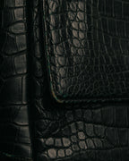 -SPECIAL- “GUCCI“ 70’s Crocodile turn lock handbag