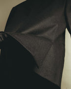 "GUCCI" 90's-00's Satin lapel double breasted tuxedo jacket