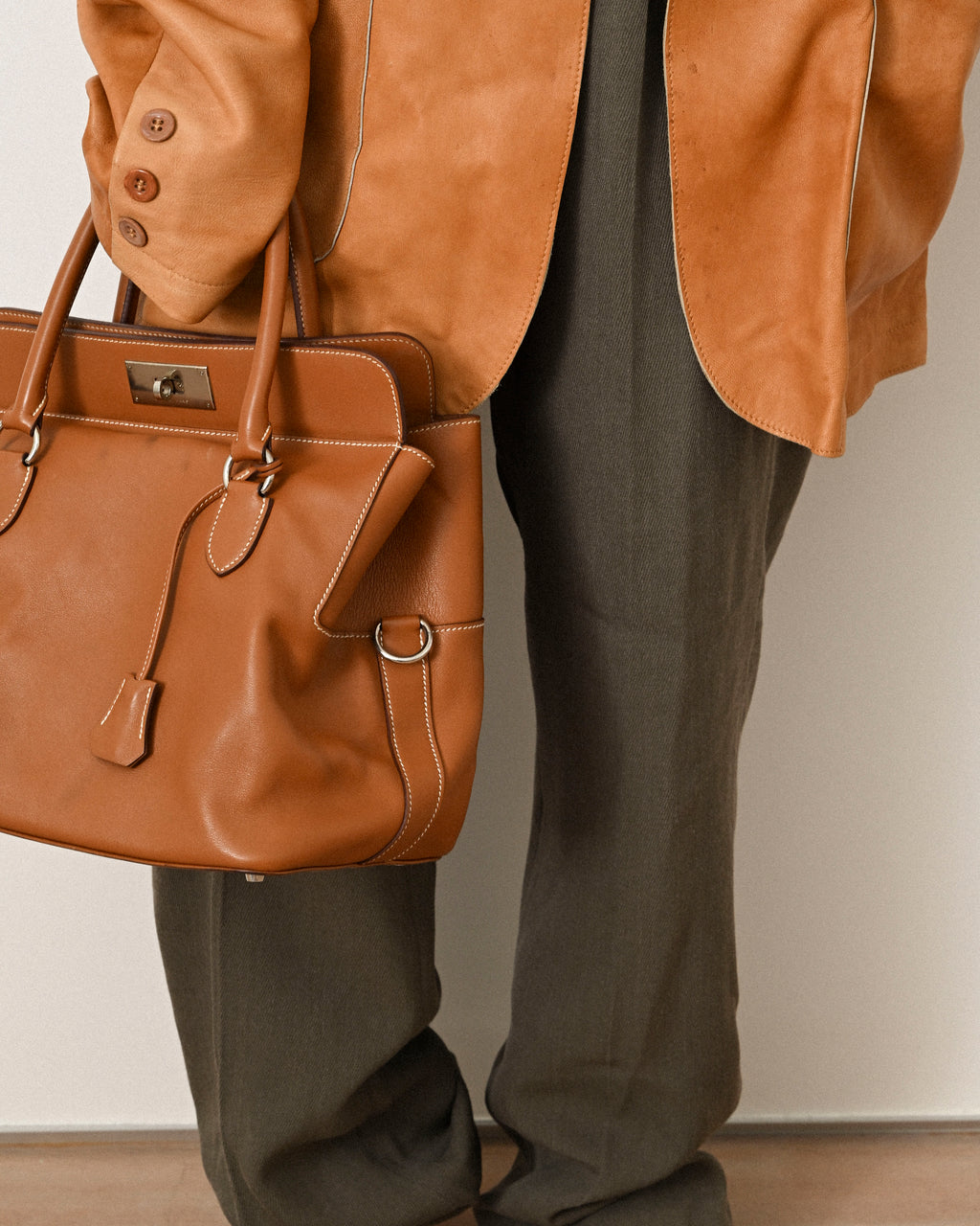 SISLEY/ 90's Relaxed two-pleat trousers