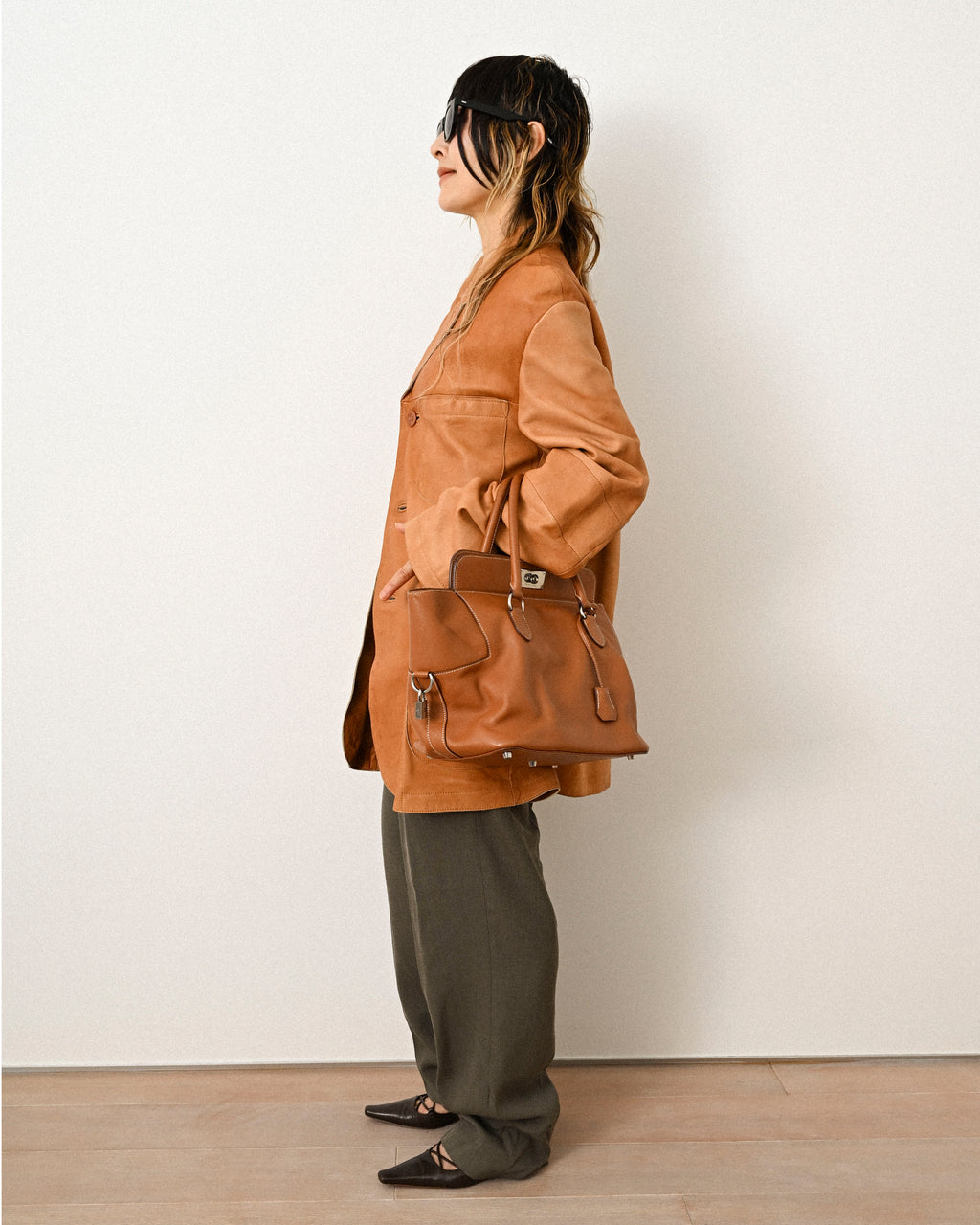 SISLEY/ 90's Relaxed two-pleat trousers