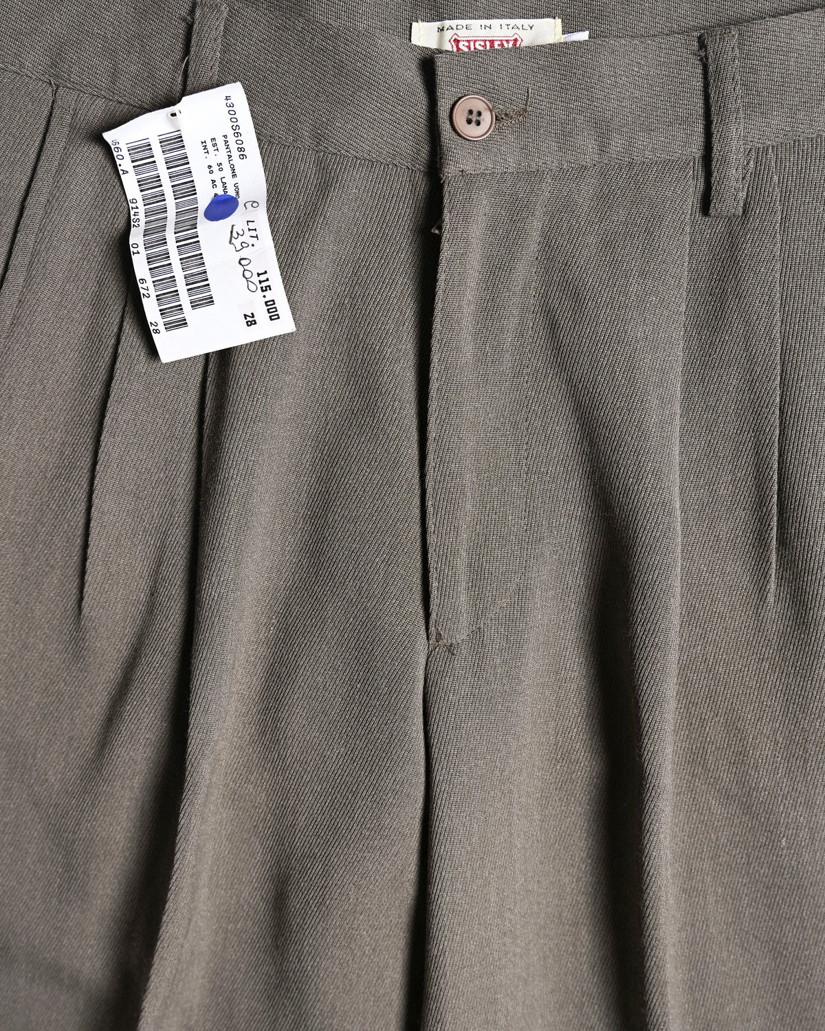 SISLEY/ 90's Relaxed two-pleat trousers