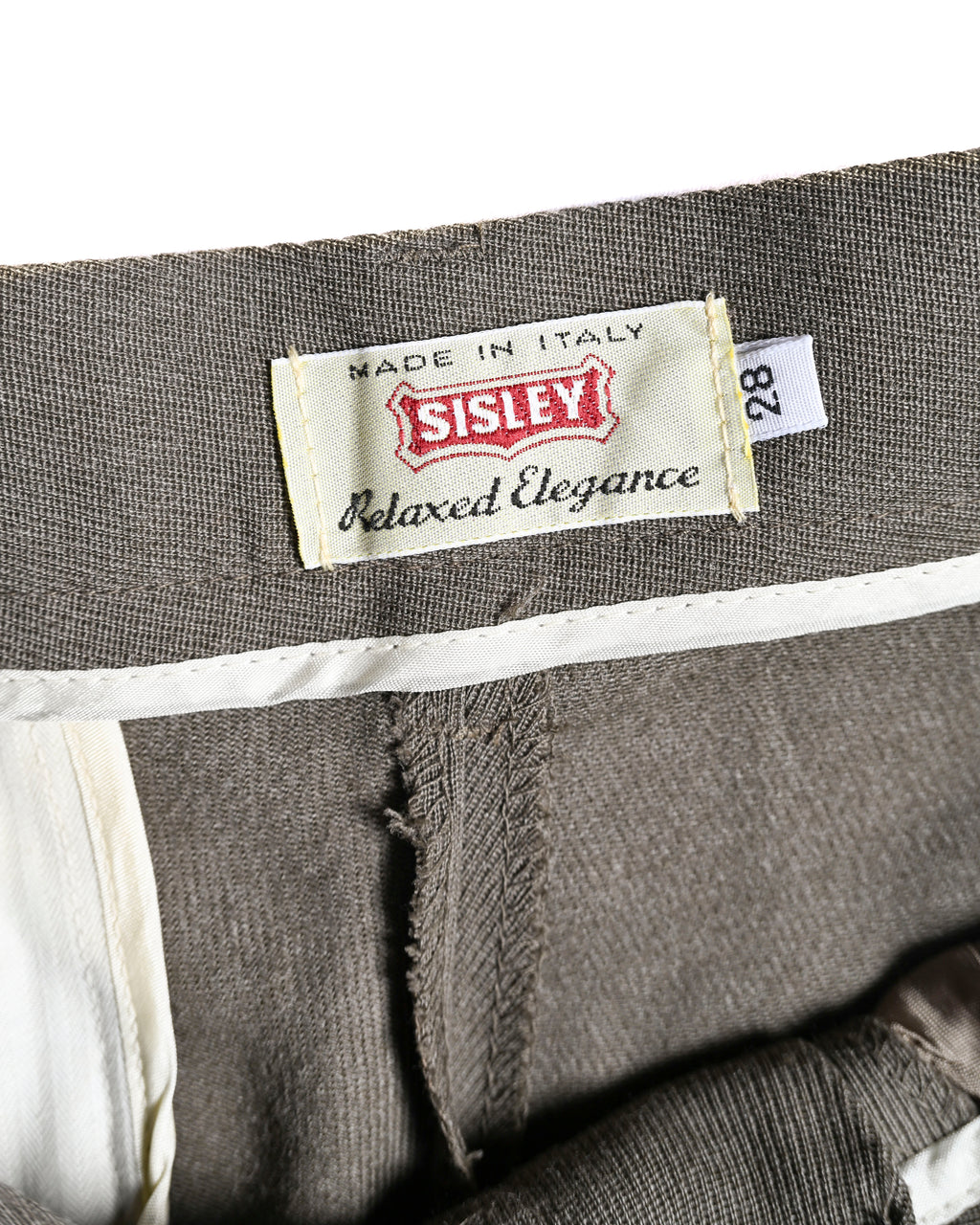 SISLEY/ 90's Relaxed two-pleat trousers