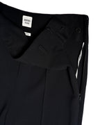 HERMES/ 22AW Refined Wool Wide Leg Trousers Black