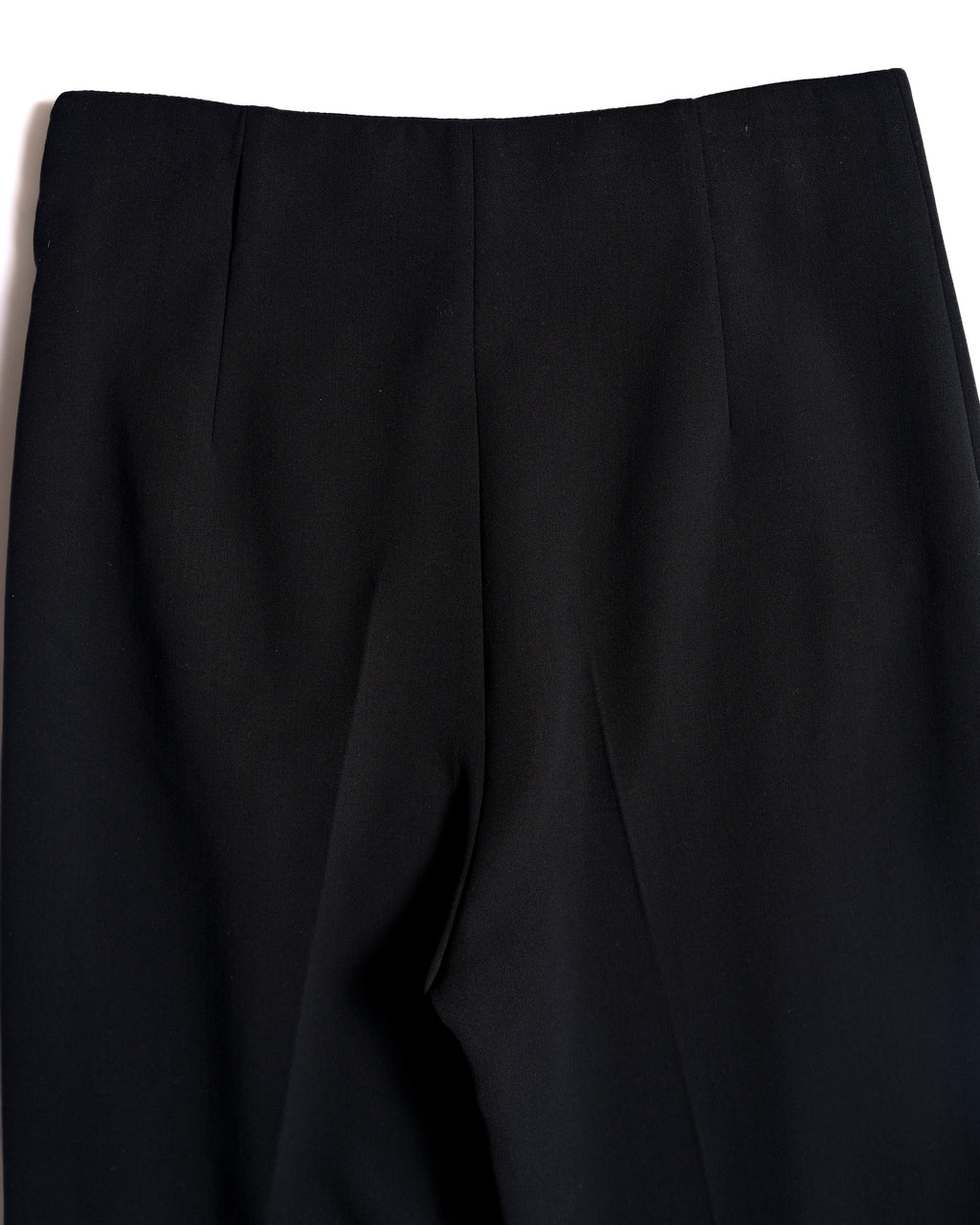 HERMES/ 22AW Refined Wool Wide Leg Trousers Black