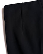 HERMES/ 22AW Refined Wool Wide Leg Trousers Black