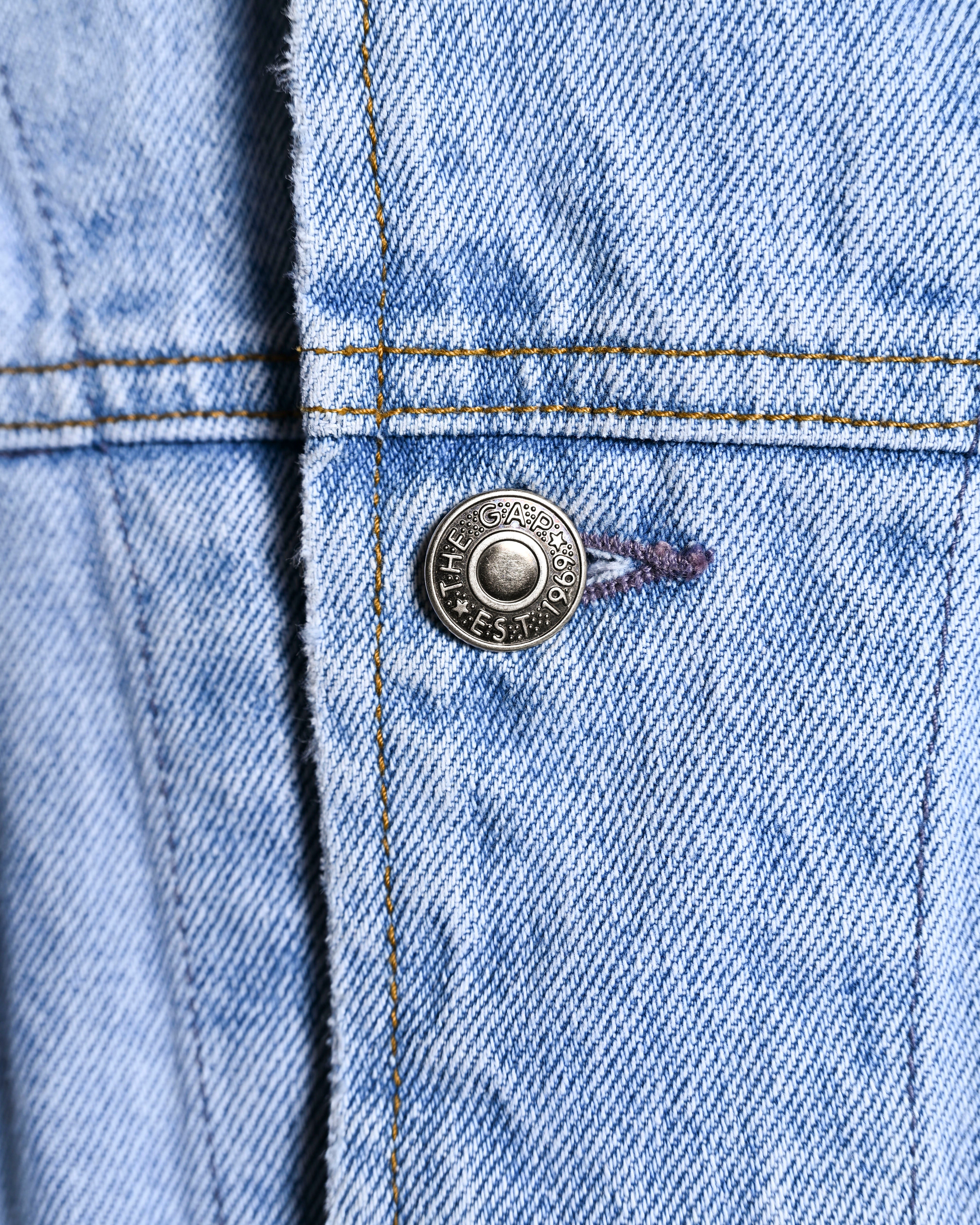 GAP DENIM/ Oversized Short Faded Denim Jacket – MOOD