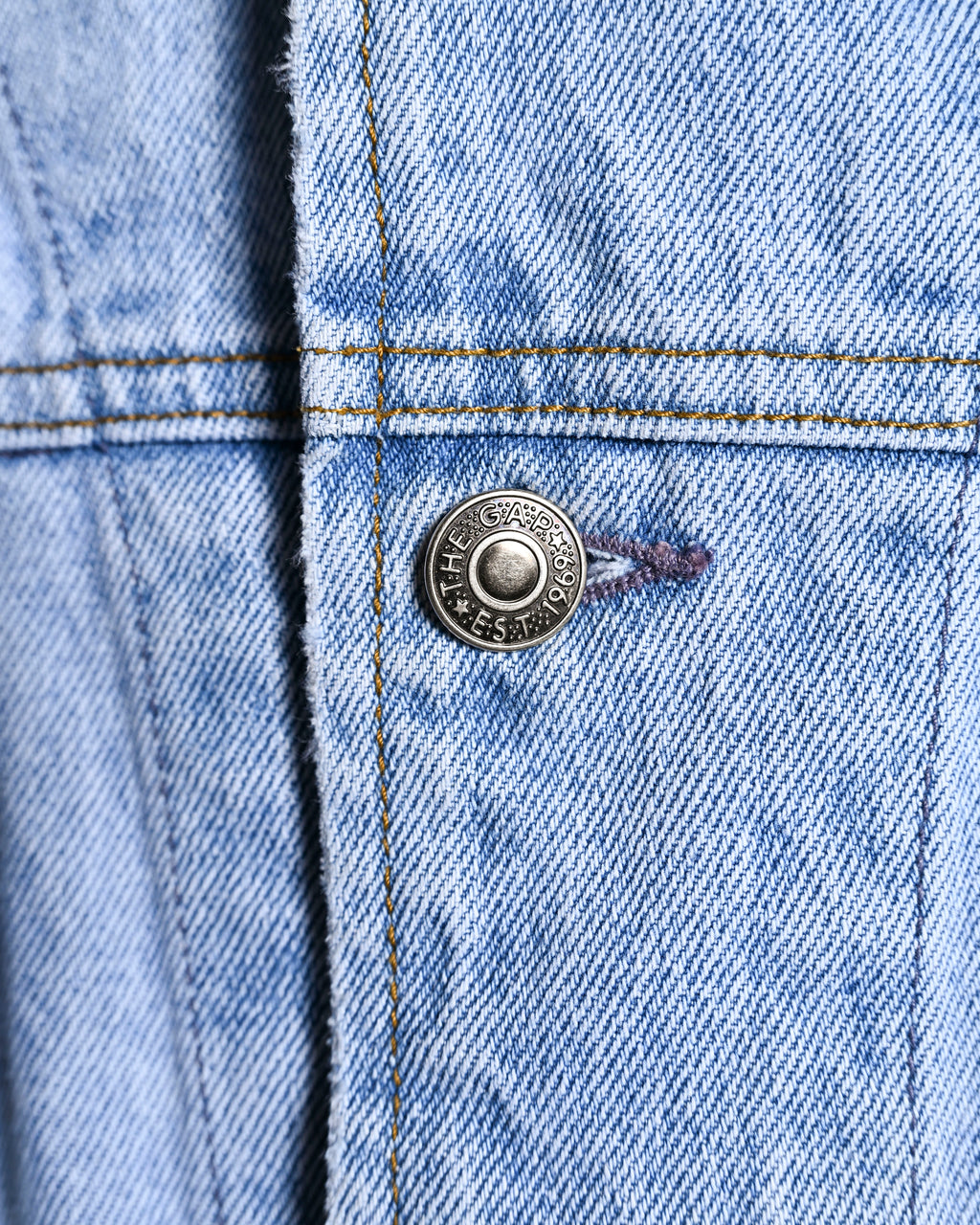 GAP DENIM/ Oversized Short Faded Denim Jacket