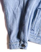 GAP DENIM/ Oversized Short Faded Denim Jacket