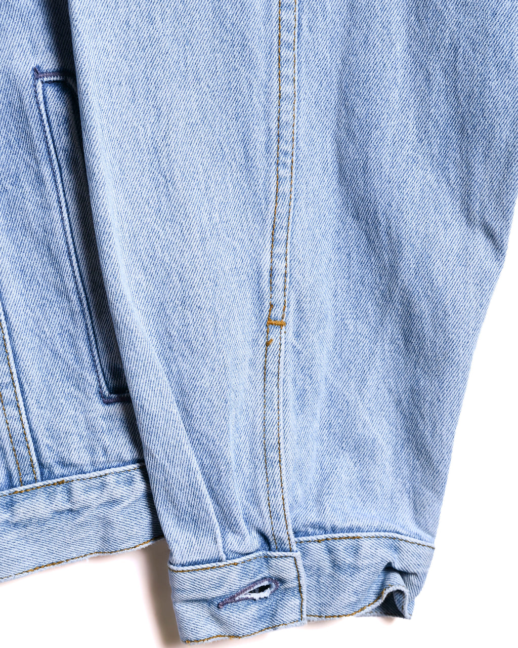 GAP DENIM/ Oversized Short Faded Denim Jacket
