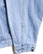 GAP DENIM/ Oversized Short Faded Denim Jacket