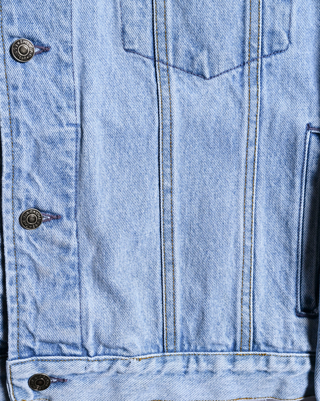 GAP DENIM/ Oversized Short Faded Denim Jacket