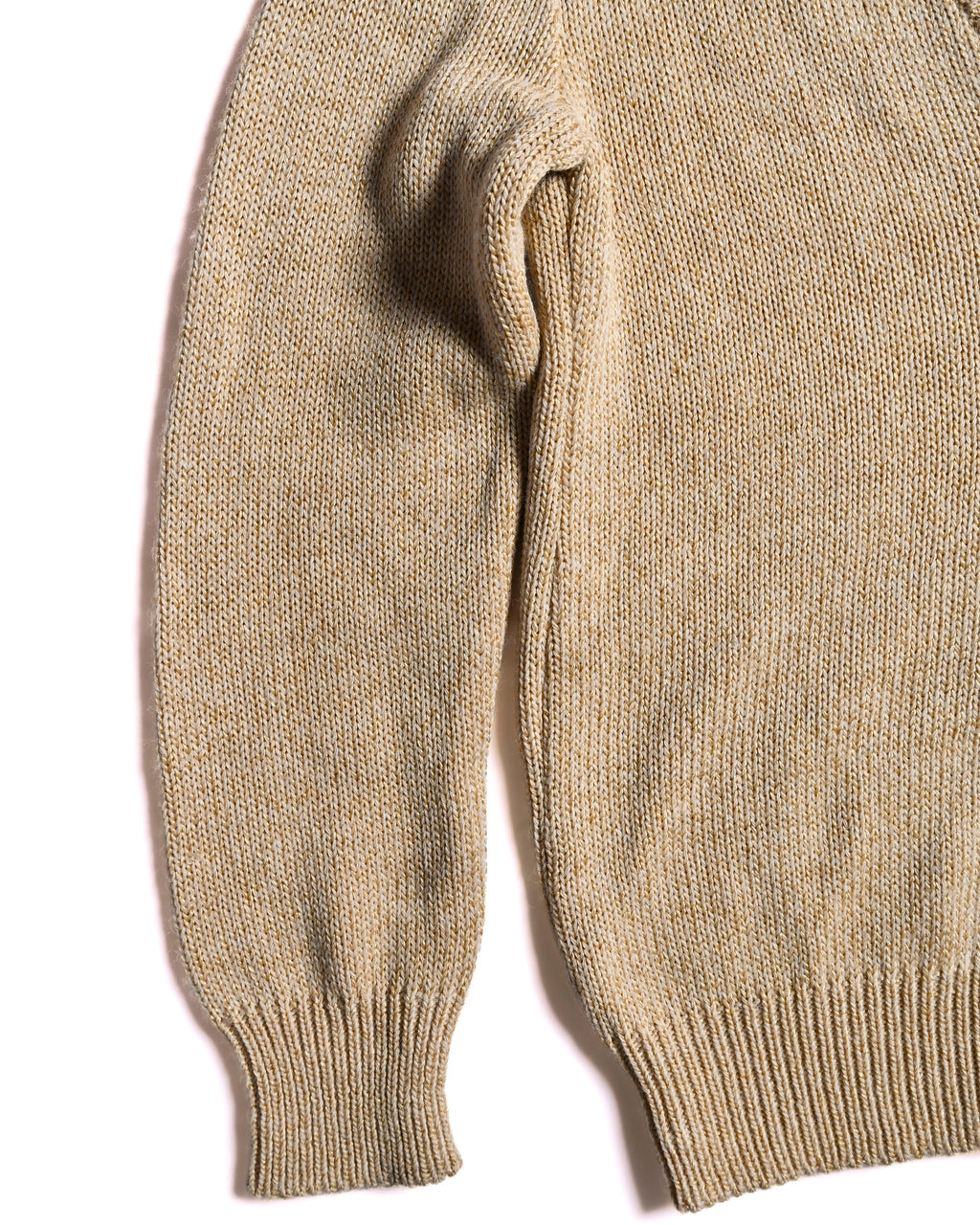 Christian Dior/ 80's Monogram knit cardigan Light Beige