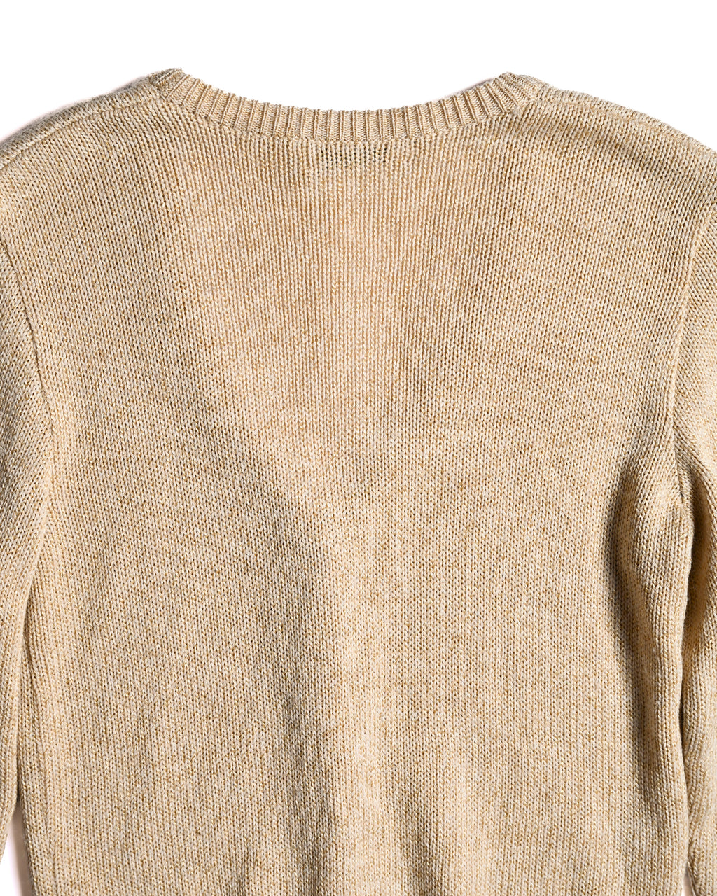 Christian Dior/ 80's Monogram knit cardigan Light Beige