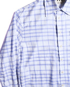 MARNI by Francesco Risso/ 2020 Super Oversized  Check Pattern Cotton Shirt White×Blue
