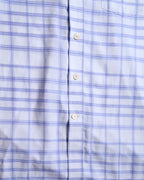 MARNI by Francesco Risso/ 2020 Super Oversized  Check Pattern Cotton Shirt White×Blue