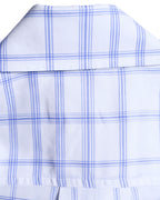 MARNI by Francesco Risso/ 2020 Super Oversized  Check Pattern Cotton Shirt White×Blue