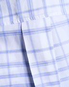 MARNI by Francesco Risso/ 2020 Super Oversized  Check Pattern Cotton Shirt White×Blue