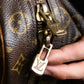 "LOUIS VUITTON" Porto document voyage monogram pattern boston bag