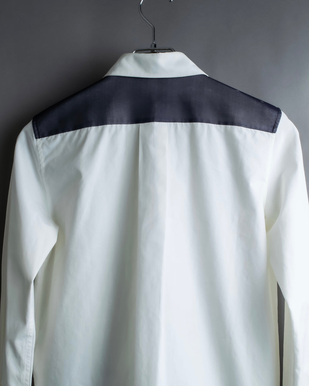 "CELINE" Combination color dress shirt