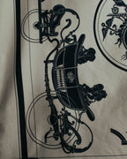 "Hermès" Classic ex libris silk scarf