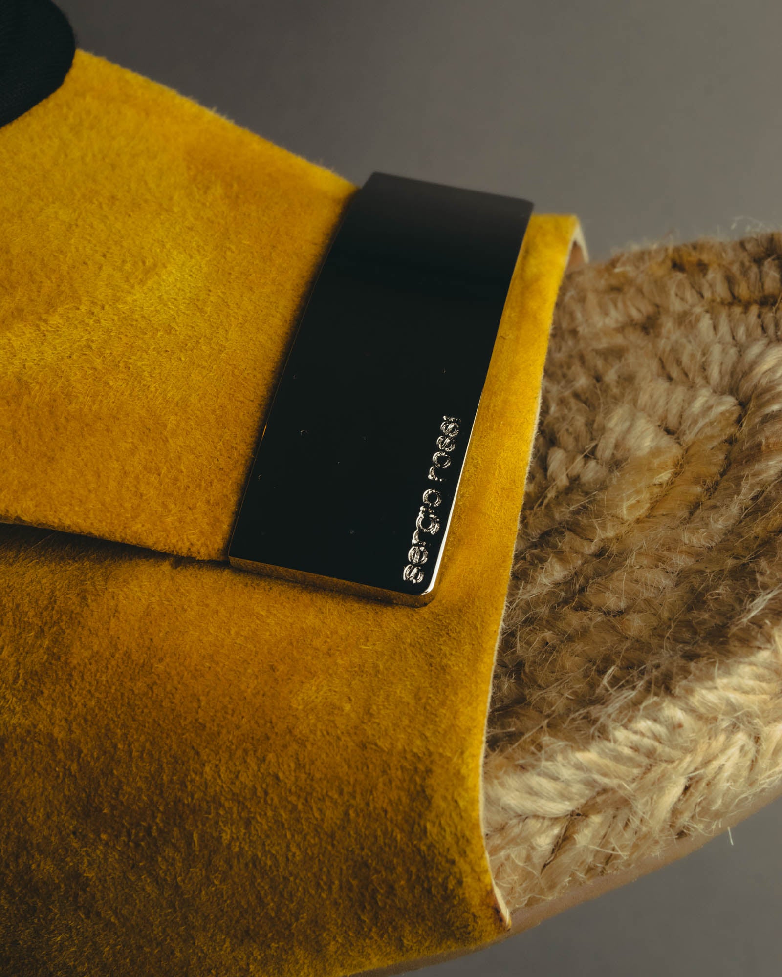 “Sergio Rossi” 2017-2023 suede sr1 espadrille slide sandals