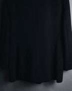 "CELINE" 90’s-00’s Stretch wool single-button blazer