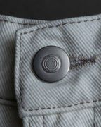 "MAISON MARGIELA" 21SS Washed raw cut flared cropped denim pants