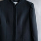 "VALENTINO" Solid no collar dart shaped long coat