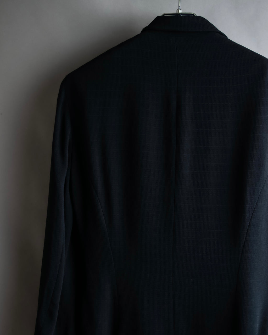 "DKNY" Asymmetrical design woven tailored jacket