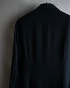 "DKNY" Asymmetrical design woven tailored jacket