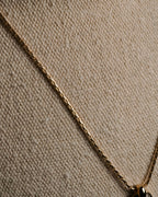 “Christian Dior” 80’s-90’s Lucky horseshoe pavé pendant necklace