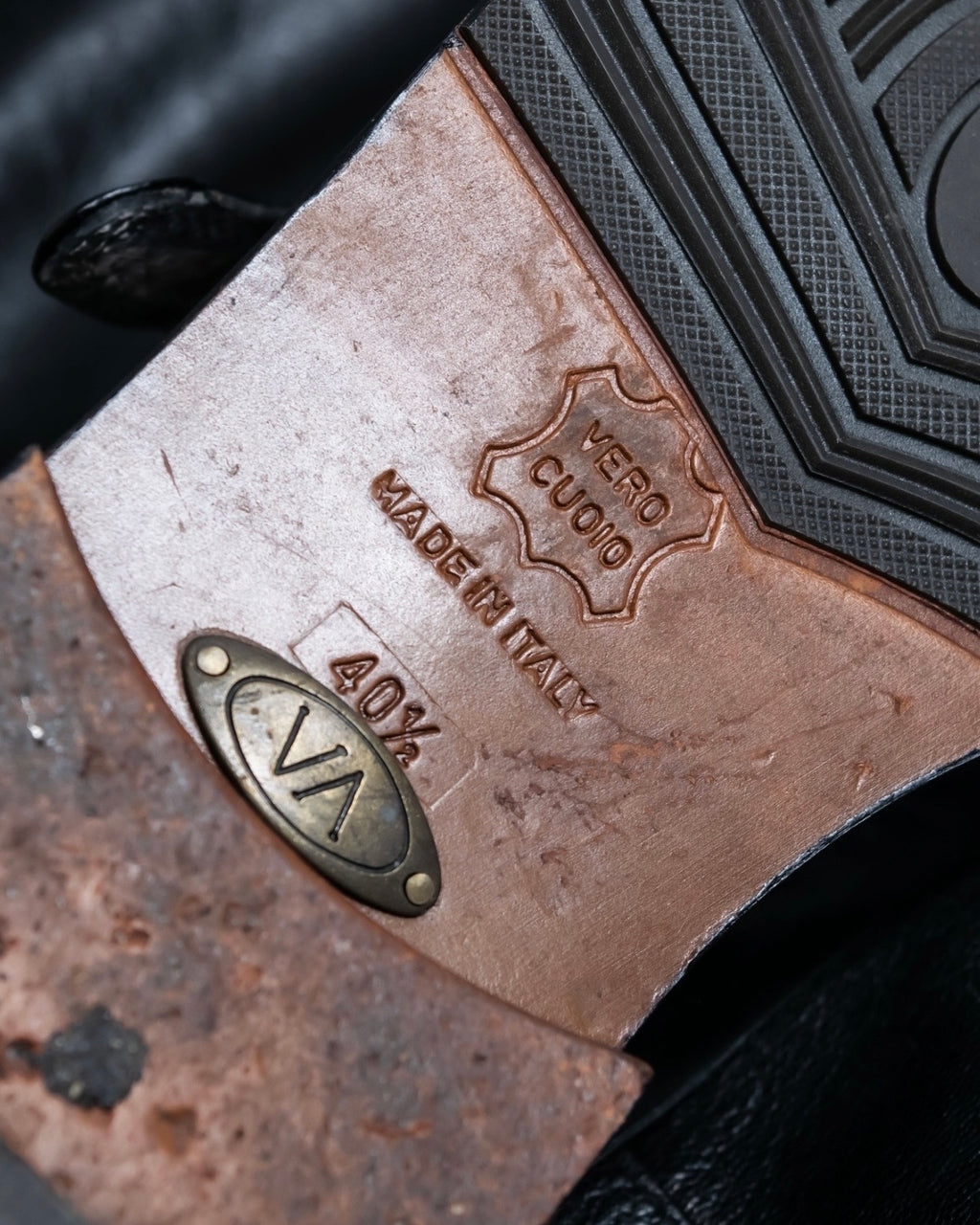 Vintage Harako Crocodile Leather Combination Leather Shoes