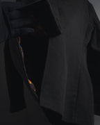 "ETRO" 08AW graphic-lined double-breasted coat