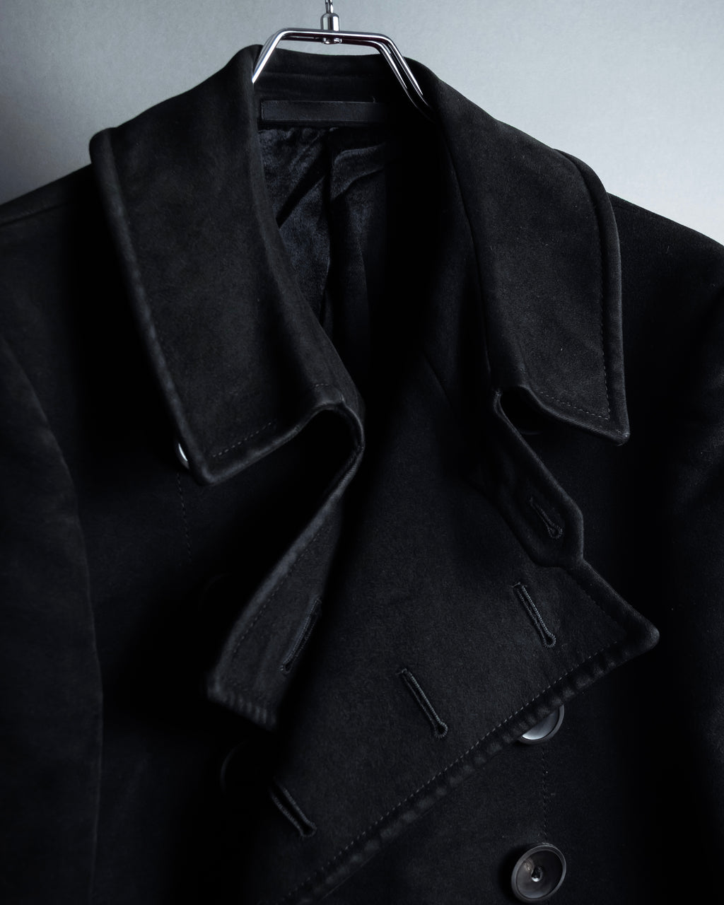 -SPECIAL- "GUCCI" 2007-2011's  High density cotton military detail mid-length coat