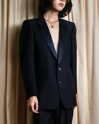 "CHRISTIAN DIOR MONSIEUR" Satin switching design tuxedo dress set up