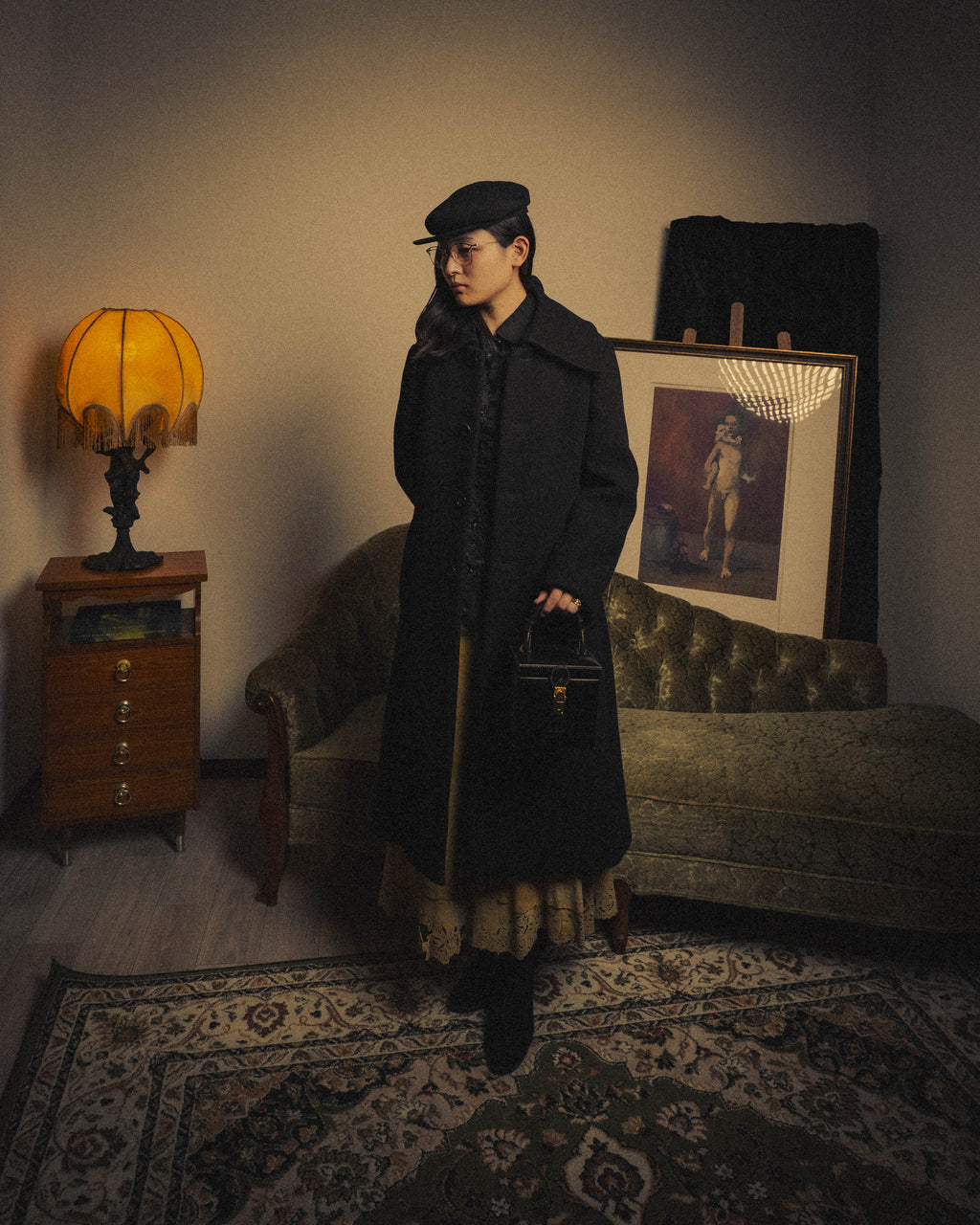 –SPECIAL– “JUNYA WATANABE” 06AW Sculptural twisted-collar wool long coat