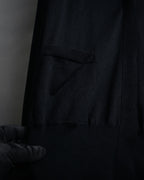 “CELINE” 2010’s Contrast placket wool silk cardigan