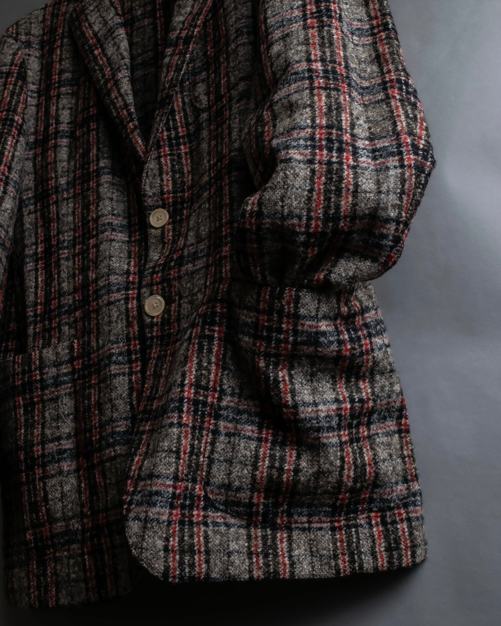 "Ernesto" Multicolor checked tailored jacket