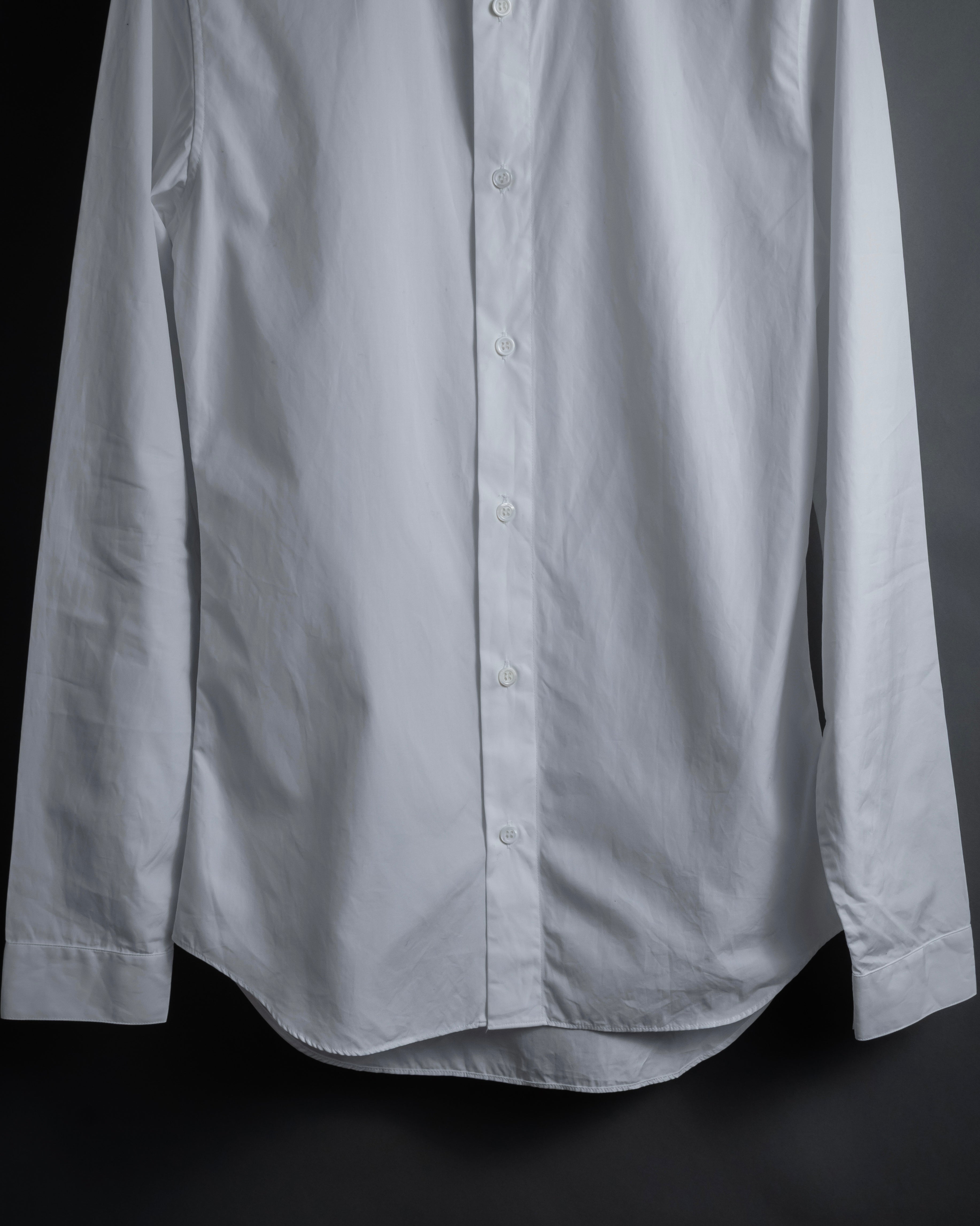 "DIOR HOMME" 00's Edith Slimane design sophisticated white shirt