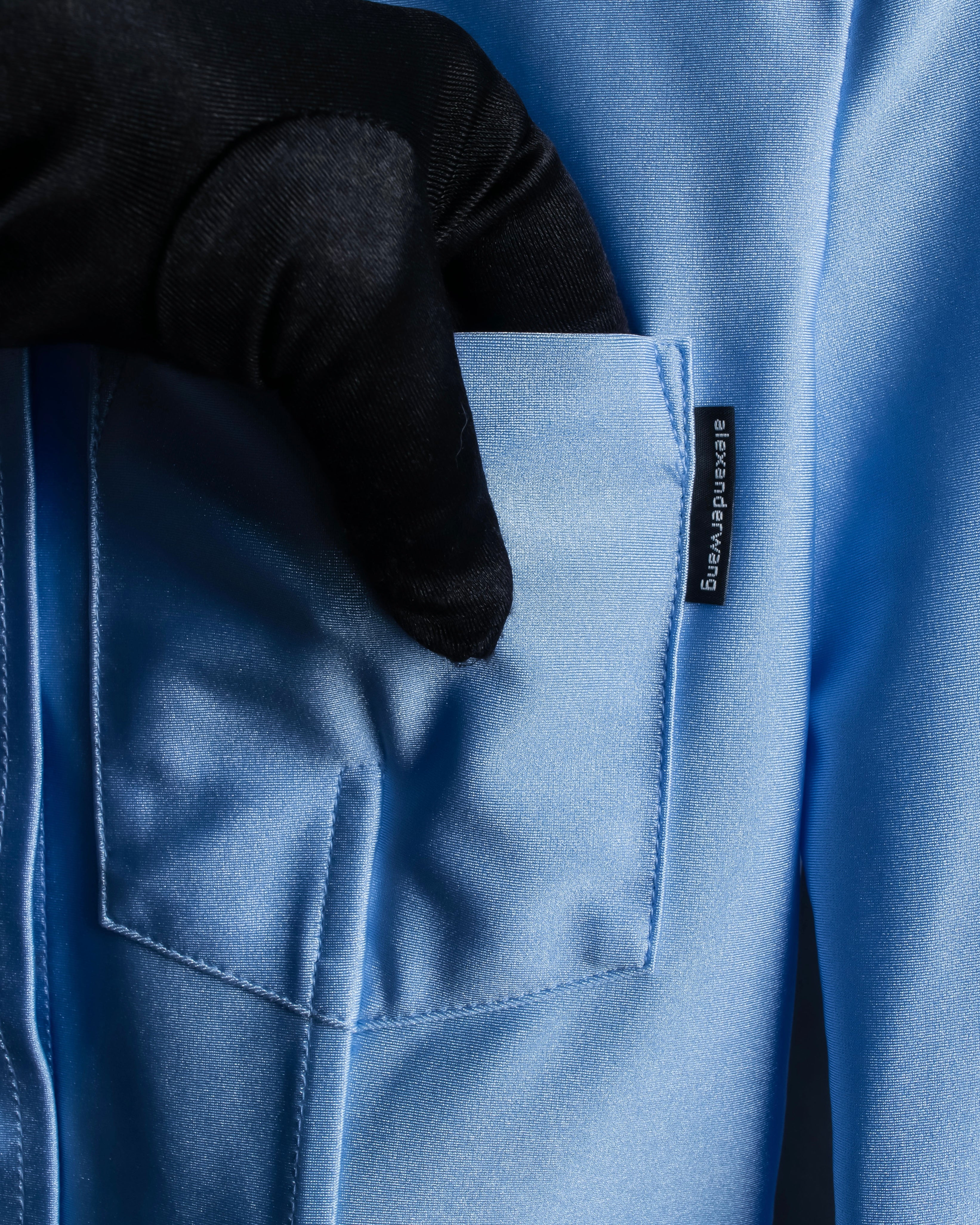 "ALEXANDER WANG" Three-dimensional cut design light blue shirt