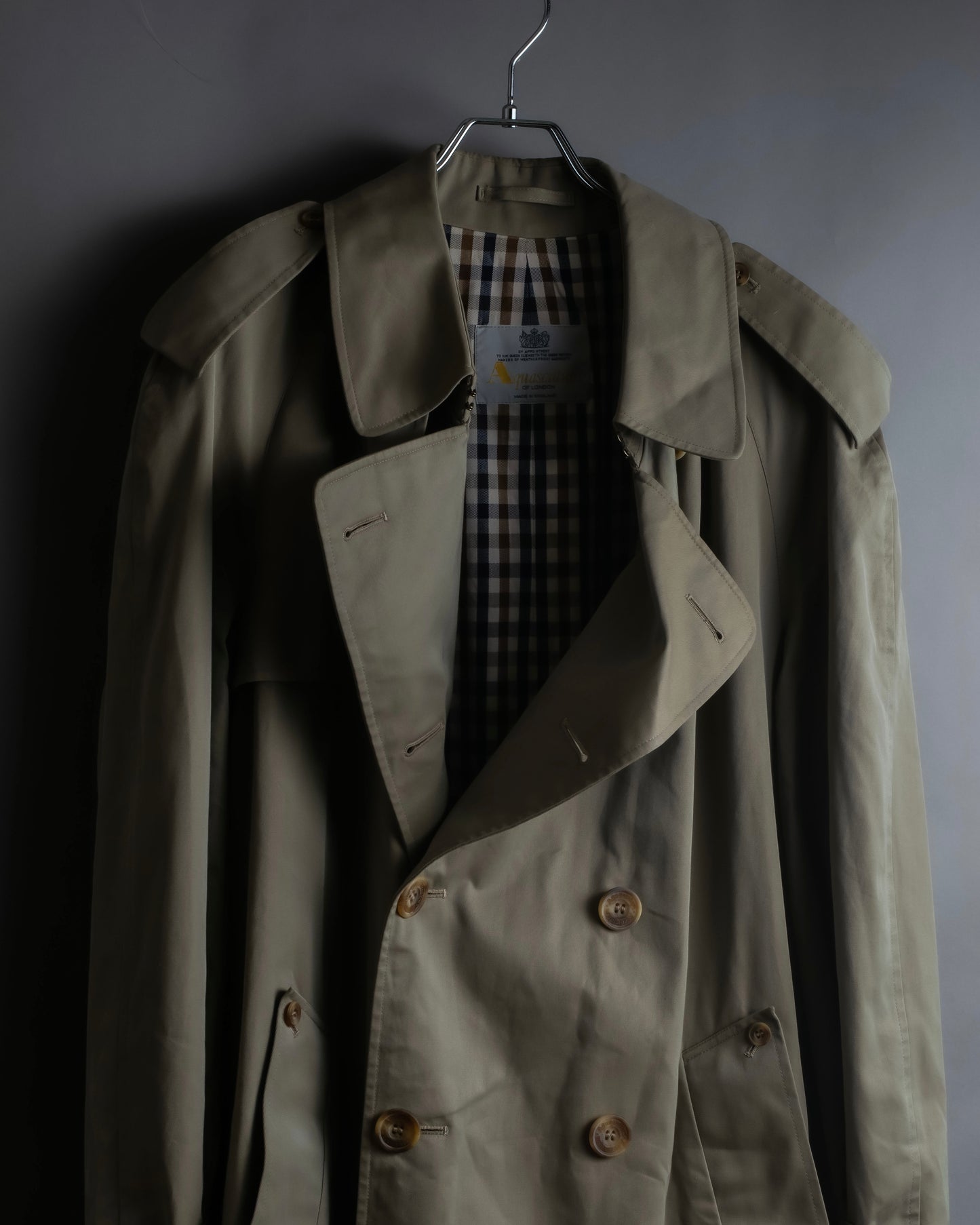 "Aquascutum" Classical oversized trench coat