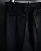 –SPECIAL– "CHANEL" 2011SS Wide-leg high-waist fringe hem trousers