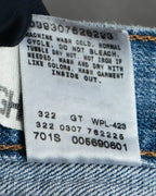-MOOD MILLÉSIMES- 00’s softly faded loose straight denim pants 569 by “Levi’s”